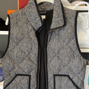 JCrew Herringbone Vest